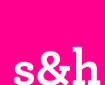 White S&H on pink background
