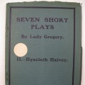 Antique paperback: Seven Short Plays by Lady Gregory